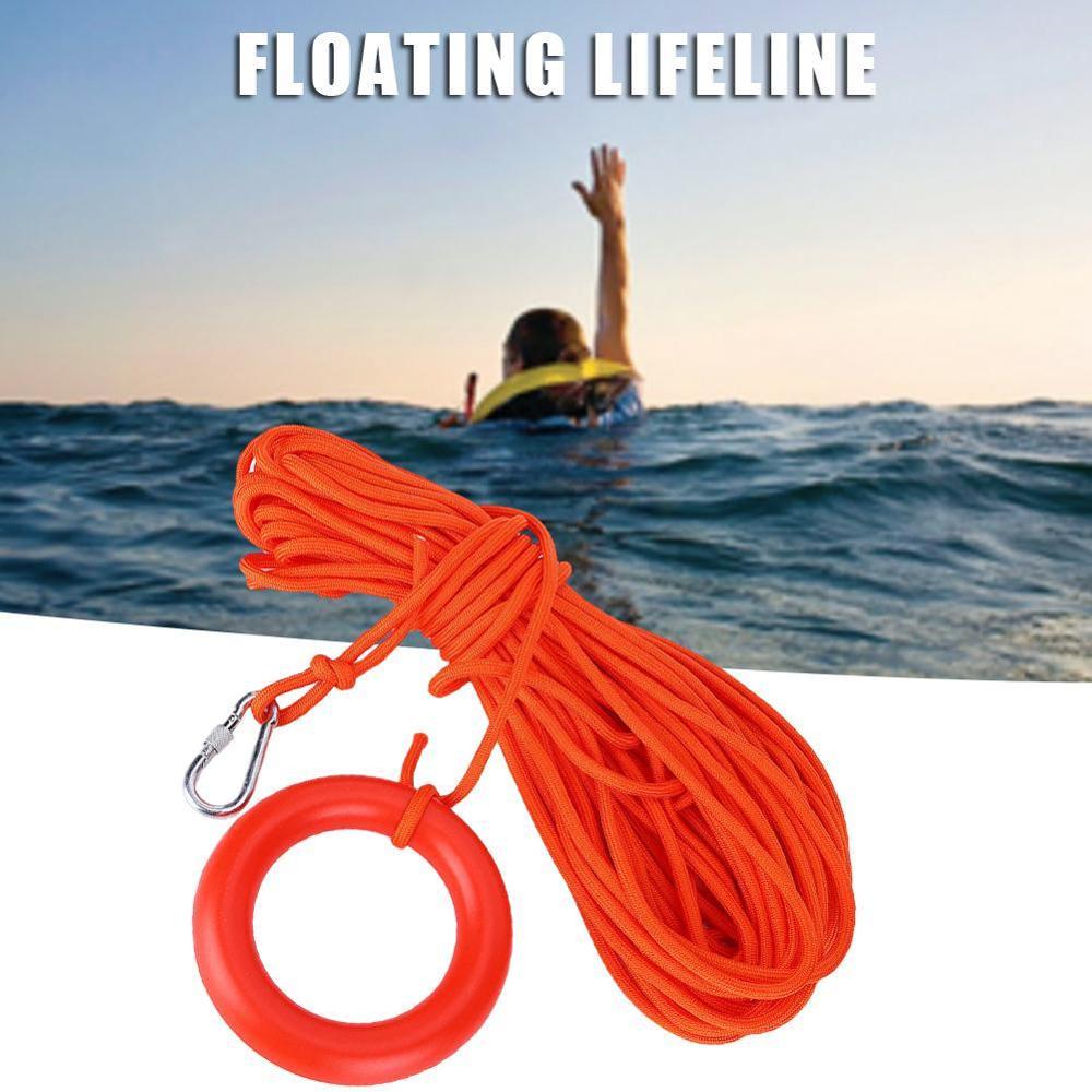 30m Rock Climbing Rescue Snorkeling Rope Emergency Floating Tool Root Life Water Safety J9R0