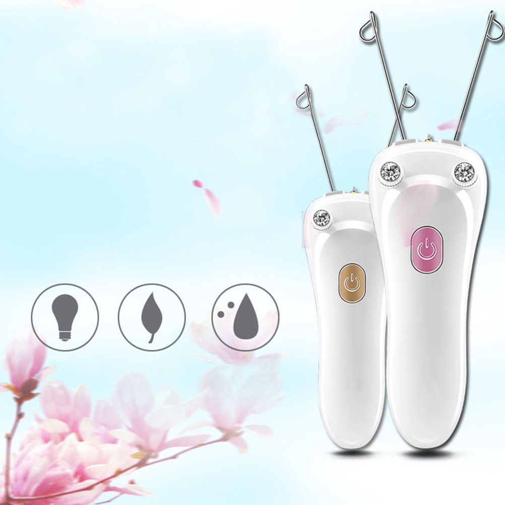 1 Set Electric Hair Depilator Set USB Charging Hair Removal Machine Set Hair Removal Instrument Set with Built-in battery