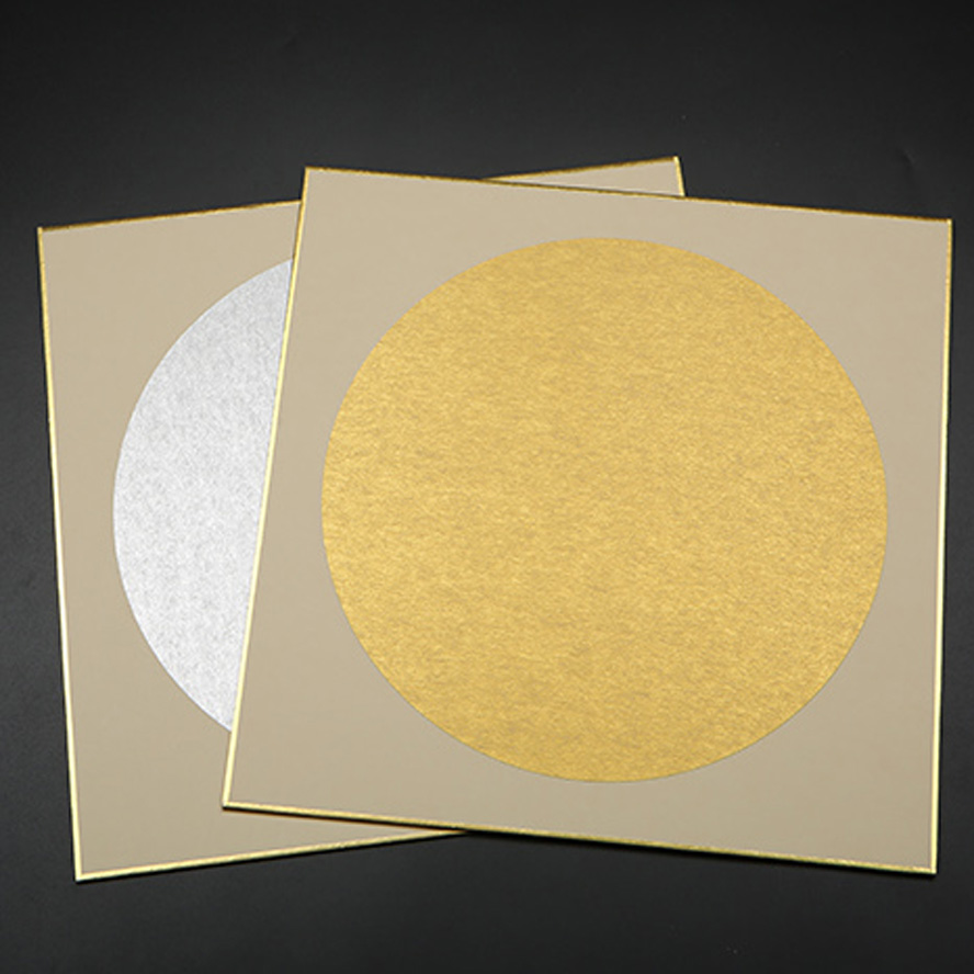 Archaistic Chinese Rice Paper Cardboard Calligraphy Painting Canvas