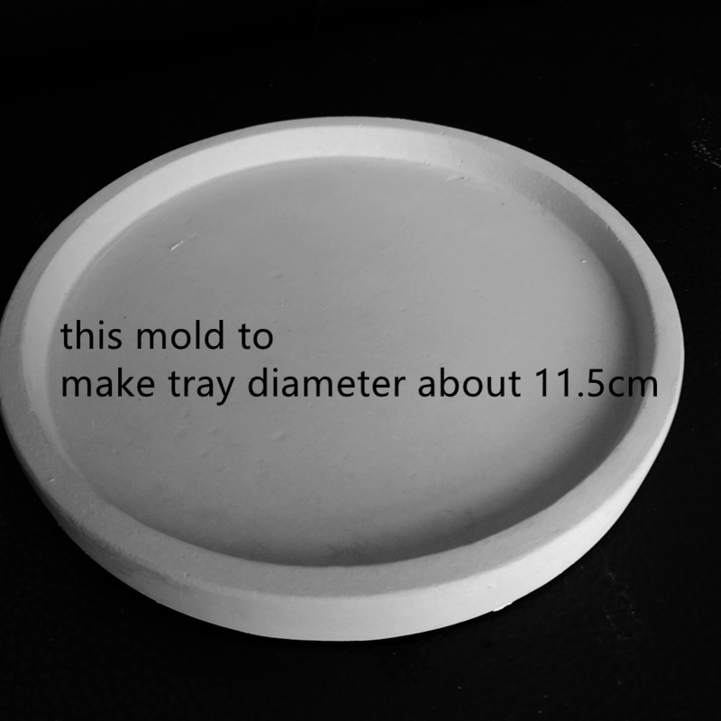 Moldes de cerámica de arcilla para maceta de cemento, molde de silicona para maceta de concreto: Azul oscuro