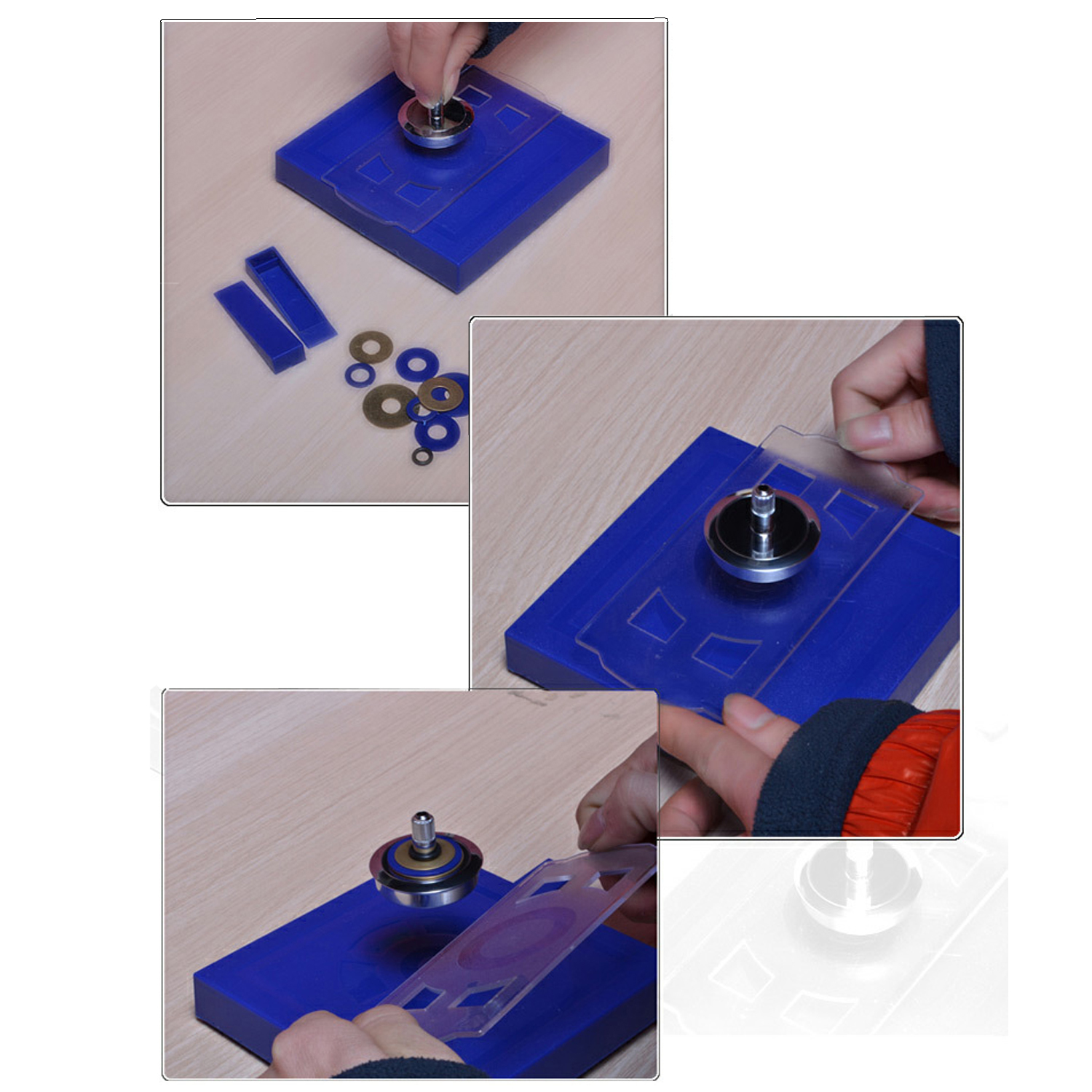 Besegad Kids Magnetische Tol Levitatie Magic Gyro Gyroscoop Zwevende UFO Drijvende Zwevende Klassieke Speelgoed