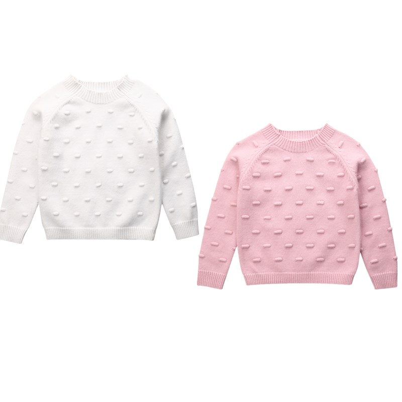 Infant Baby Girl Autumn Winter Clothes Knitted Sweaters Woolen Pullovers Tops