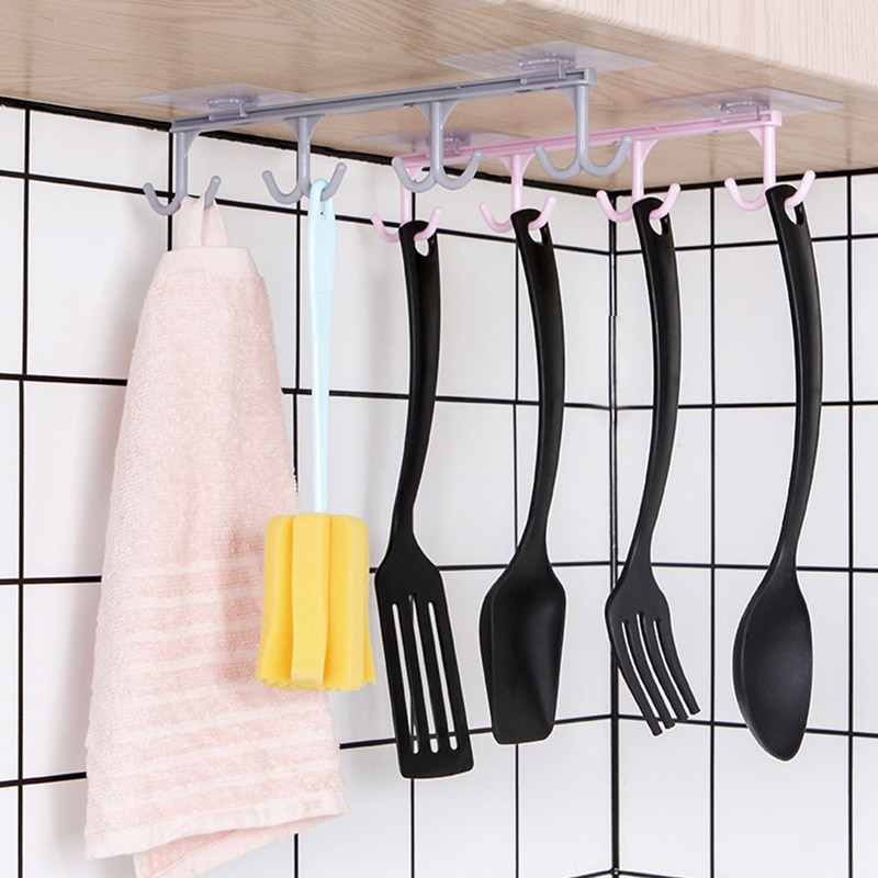 Kast Lade Handdoek Houder Deur Badkamer Keuken Rvs Handdoek Opknoping Rack Opslag Houder Kabinet Organizer Hanger