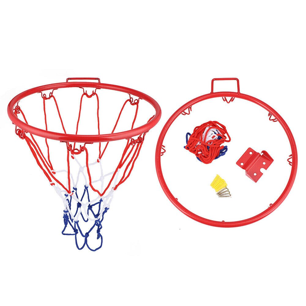1 Pc Basketball Ring Hoop Net Wall Mounted Outdoor Hanging Basket Set For Kids Wall Mounted Basketball Rim Net Indoor Sport