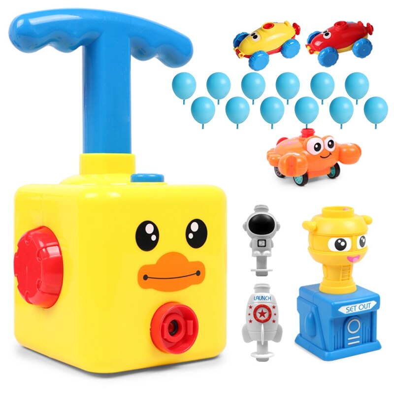 Coche de juguete de globo propulsado de inercia para niños, juguete para , 40JC