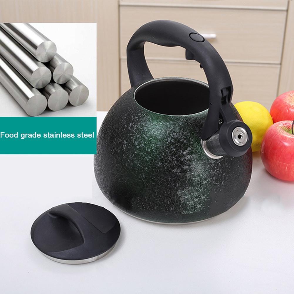 Stainless Steel 3L Water Kettle Induction Cooker Camping Kettles Stove Whistling Water Gas Teapot Cooking Tools Kitchen Tool