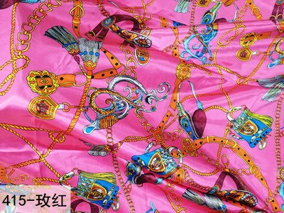 150cm satintyg klassiskt kedjetryck tyg hemservice sjal påslakan smycken tyg sjalar scarf gör-det-själv-tyg: 1
