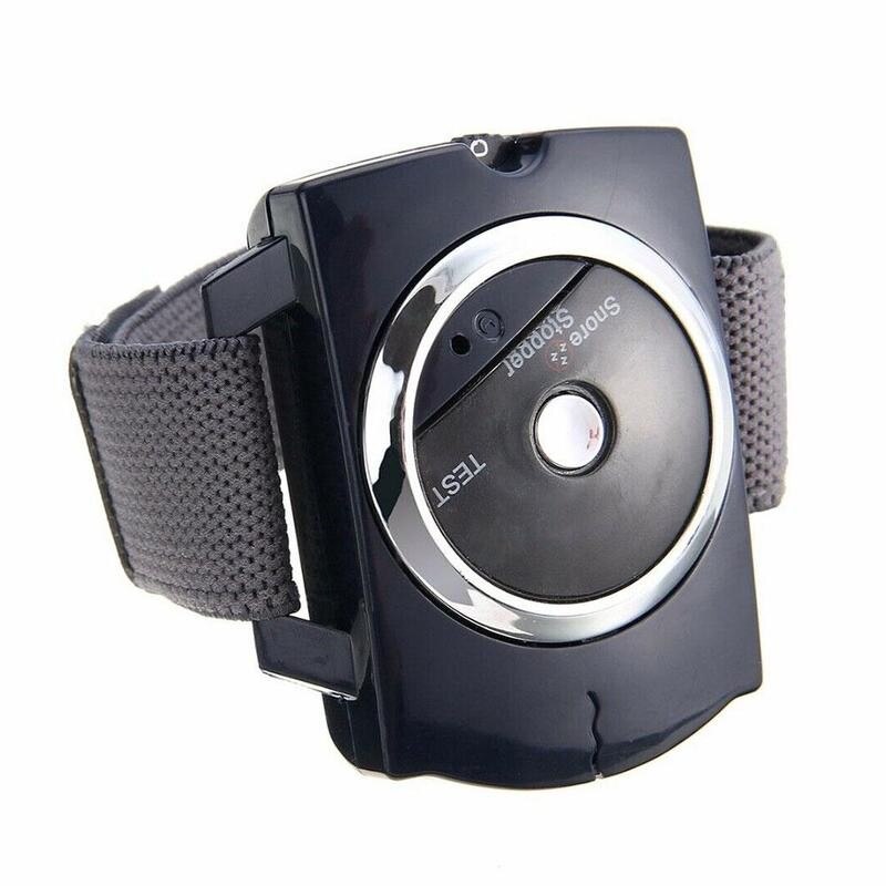 mini elektroniczny powstrzymywacz chrapania przeciw chrapaniu bransoletka na rękę zegarek urządzenie pomoc w zasypianiu zegarek poprawia jakość snu