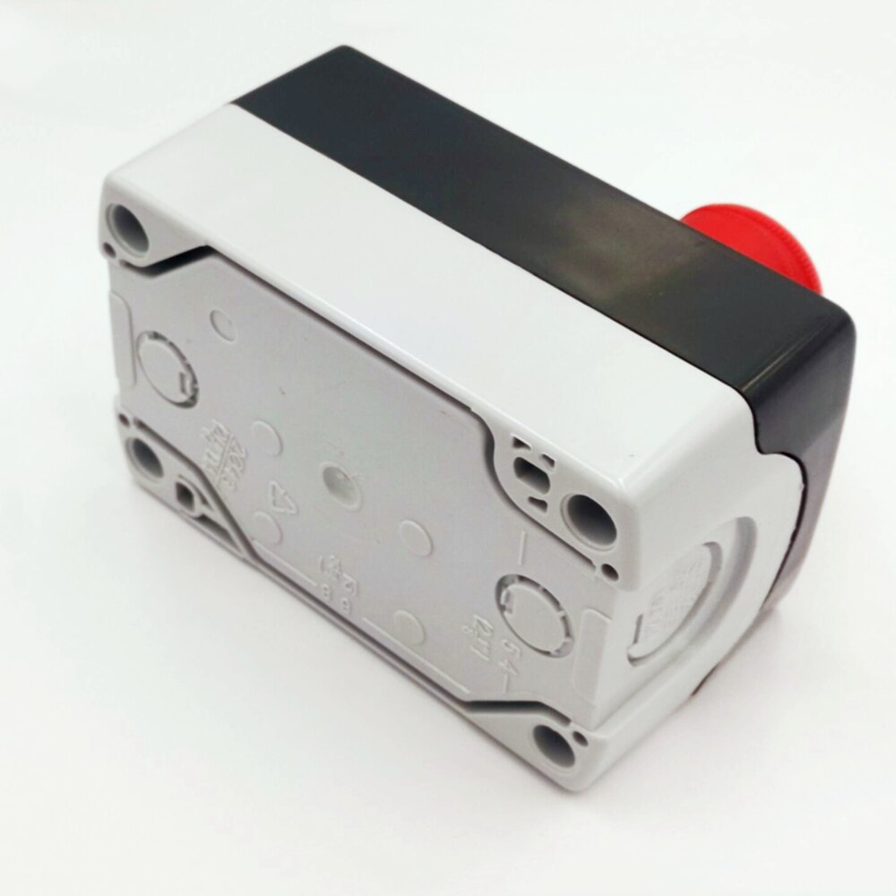 240V 3A Red Emergency Stop Momentary Green Flat Pushbutton Switch Station Box