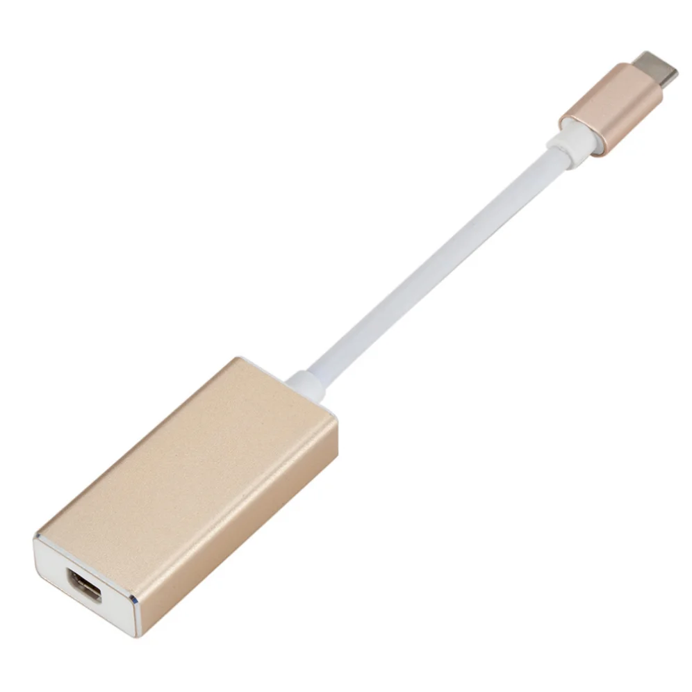 Adaptador USB-C a Mini DP Cable tipo c a DP Cable convertidor USB tipo C a DisplayPort Plug and Play para MacBook Air MacBook Pro
