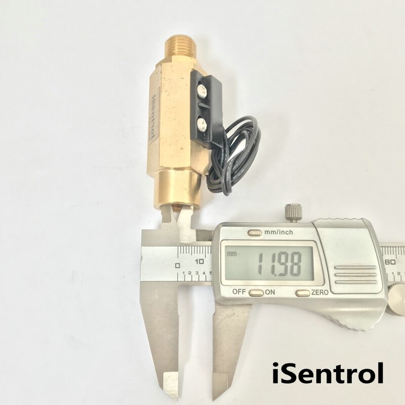 USM-FS41TC Normally open Circuit Magnetic Flow Switch 70W Max Load DC250V AC220V Max Reliable BSP G1/4" Male made of Brass