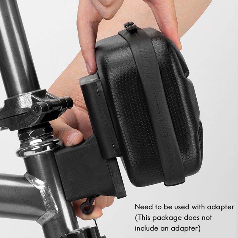 ROCKBROS Folding Bike Front Bag Waterproof Hard Shell Bike Front Panniers Storage Case For Scooter MTB Road Bike