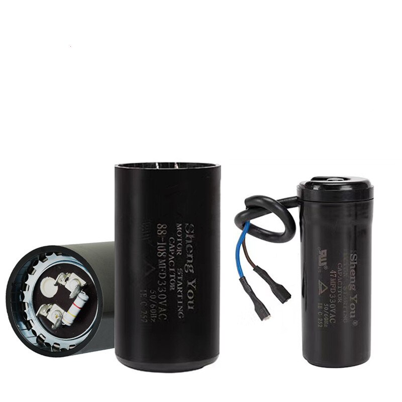 1pcs Good working for refrigerator Starting capacitor of refrigerator cabinet compressor 330V 88-108UF