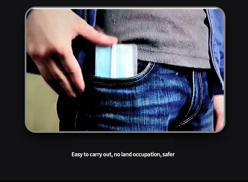 10P Packs Mask Storage Folder Foldable Temporary Storage Box Portable Protection Bag PP Plastic Sheet Organizer Protective Mask