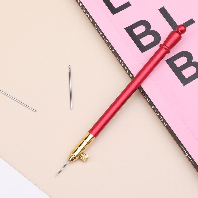 1 Set Embroidery Punch Needle Interchangeable Embroidery Cross Stitch Hoop Crochet Hooks Crochet Tool for Diy