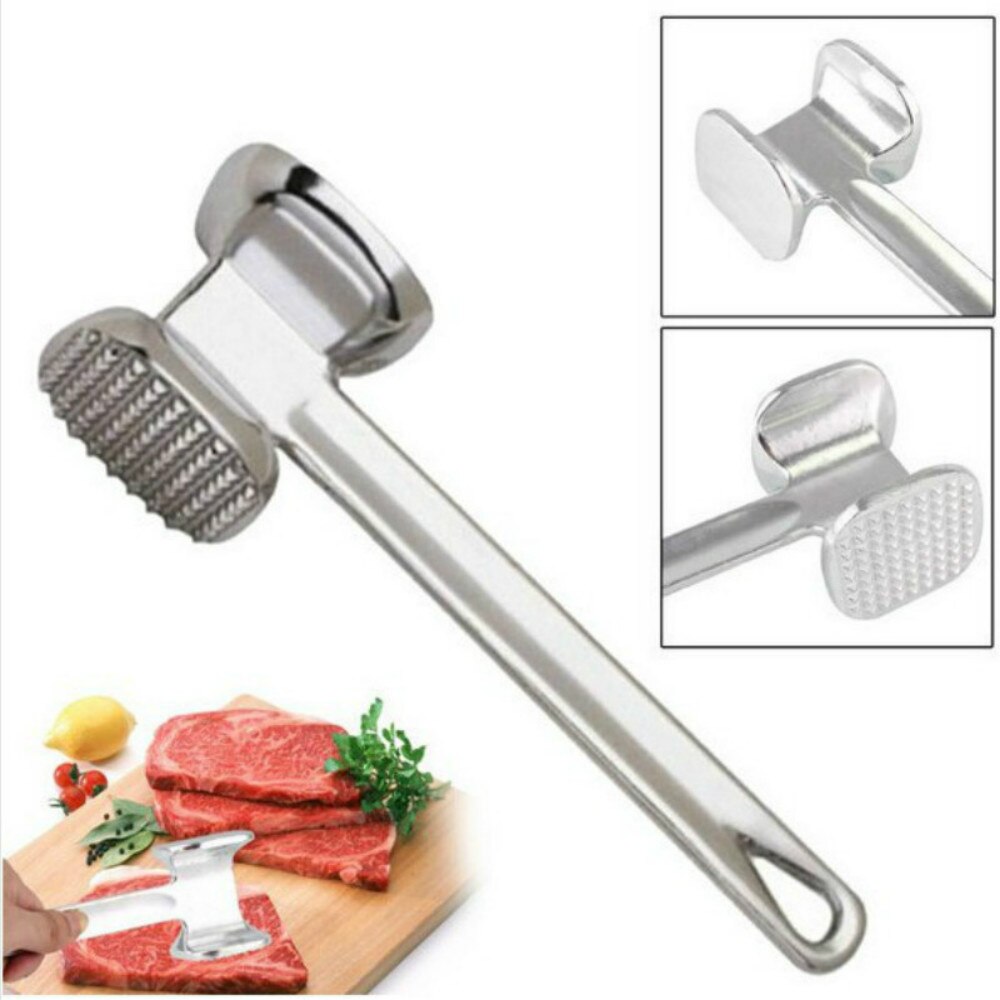 Edelstahl Steak Hammer Fleisch schlagen Fleisch verlieren Fleisch Hammer Rindfleisch Gebrochen Rippen Fleischklopfer Küche Werkzeuge WY112072