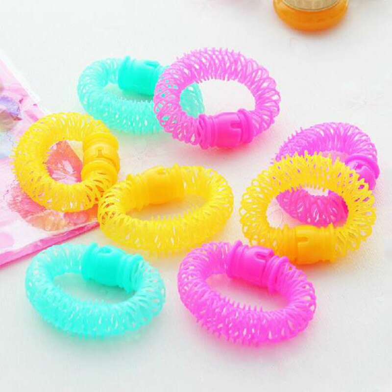 6 uds/8 Uds Magic Hair Bendy rizador espiral rizos rodillo Donuts Curl Herramienta de Peinado accesorios para el cabello