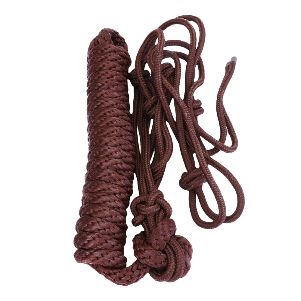 Paardensport Levert Halter Verstelbare Paardenhoofd Hoofdstel Paard Hoofd Cover Rope Voor Racing Praktijk Dagelijks Gebruik (Bruin)