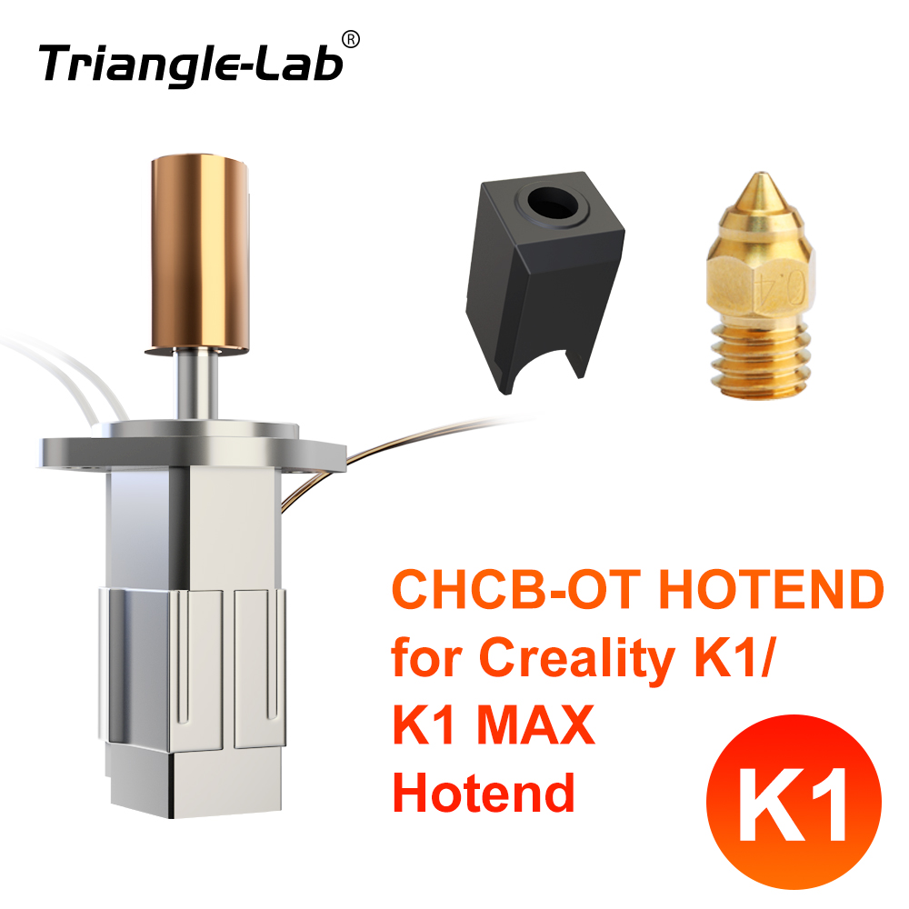 Trianglelab CHCB-OT Hotend KIT actualizado K1 HOTEND para Sprite Extruder Creality K1 impresora 3D Creality K1 Max CR-M4: Rojo