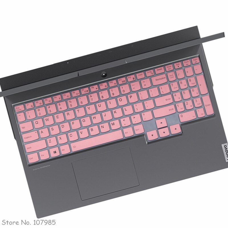 Housse de protection en Silicone pour clavier d&#39;ordinateur portable, 17.3 pouces, pour Lenovo Legion 5 17arh05h 17ach6h 17imh05 17 imh 17arh 17: Pink