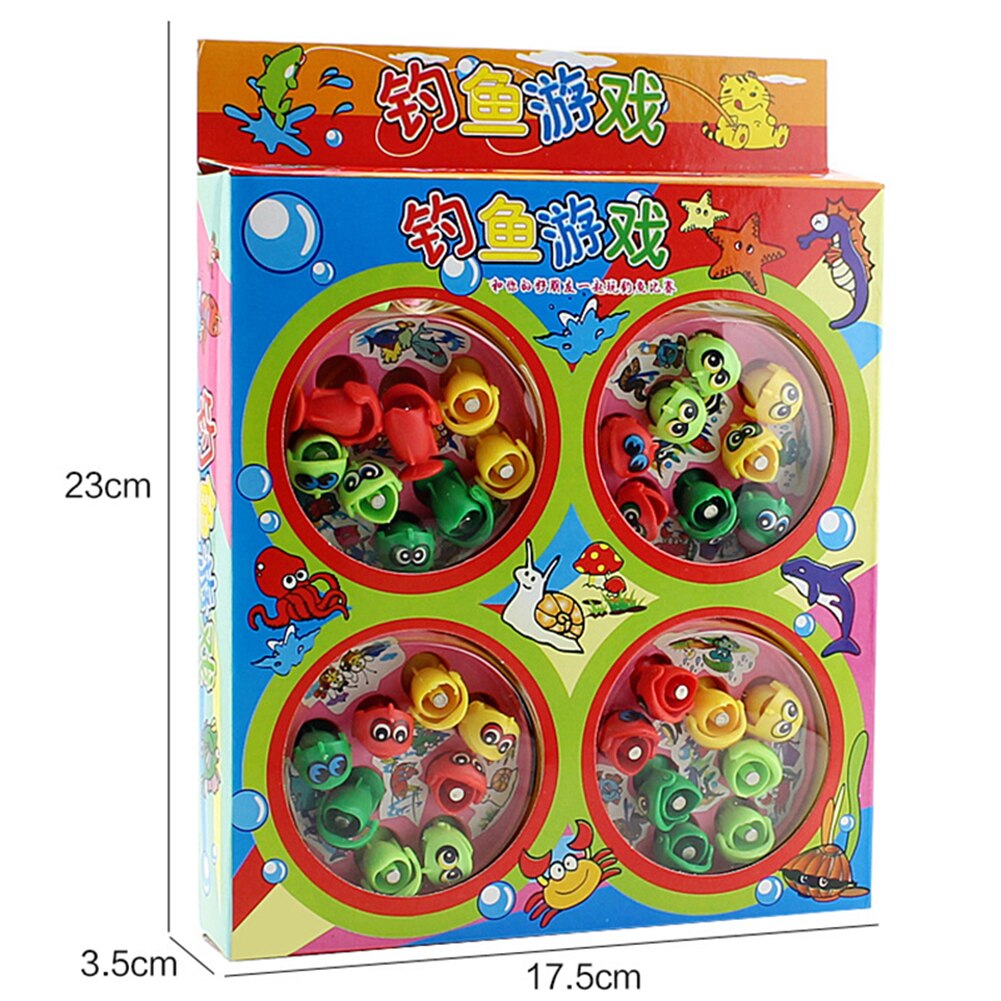 Children Fishing Toy Rotating Music Colorful Fish Catching Fun Game Safe Convenient Educational Toy Sing While Spinning