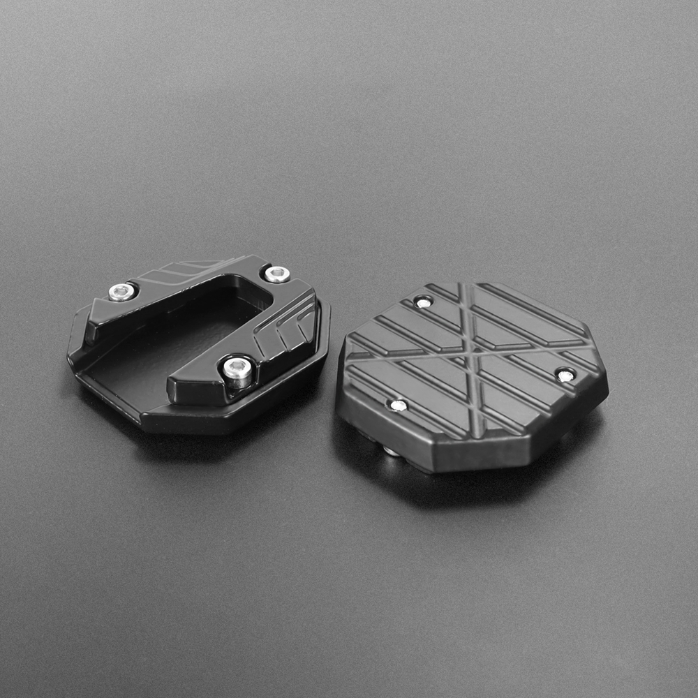 Universele Scooter Motorcycle Bike Kickstand Extender Voet Zijstandaard Extension Pad Ondersteuning Plaat Antislip Vergrote Basis