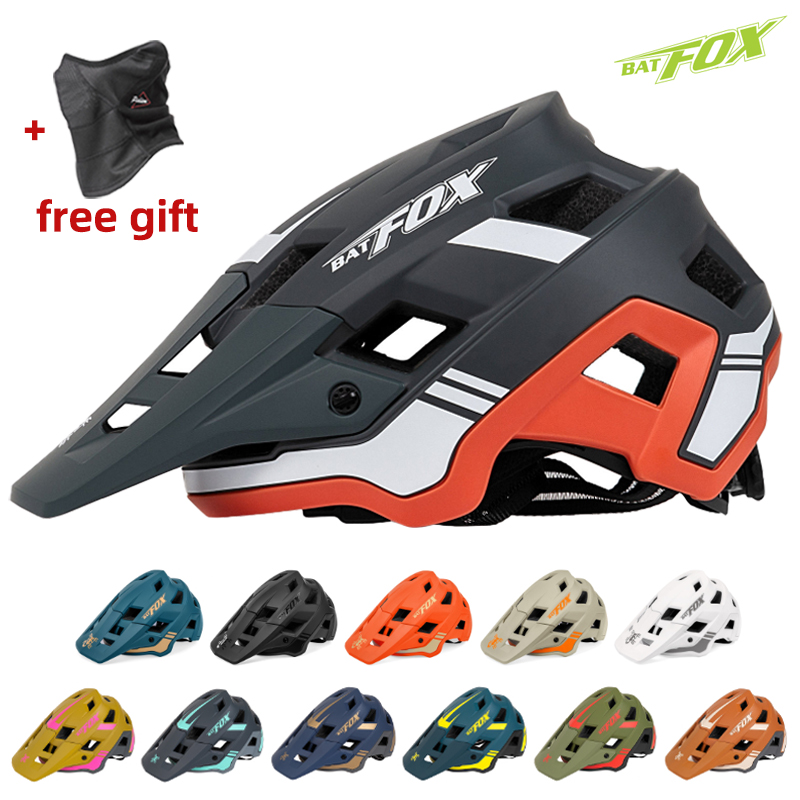 BATFOX Fahrradhelm Speedframe Ultraleicht Fahrrad Reiten Anti-Auswirkungen Straße Berg Sicher Kappe Sport Männer Frauen MTB Fahrrad Helm