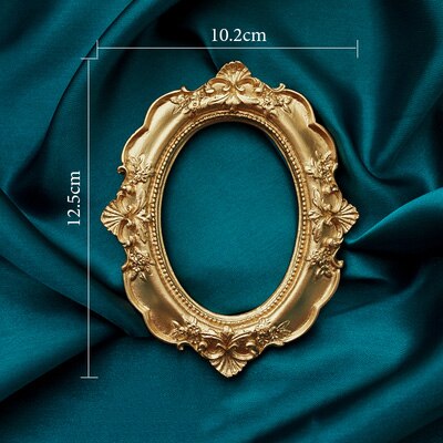 INS Golden Retro Photo Frame For Nail Art Jewelry Decoration Photography Background Shooting Photo Props Fotodoek Achtergrond: No.1