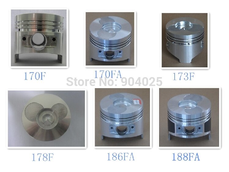 Air-cooled diesel engine parts 170FA 170FB 173F 178F 178FA 186F 186FA 188F Piston