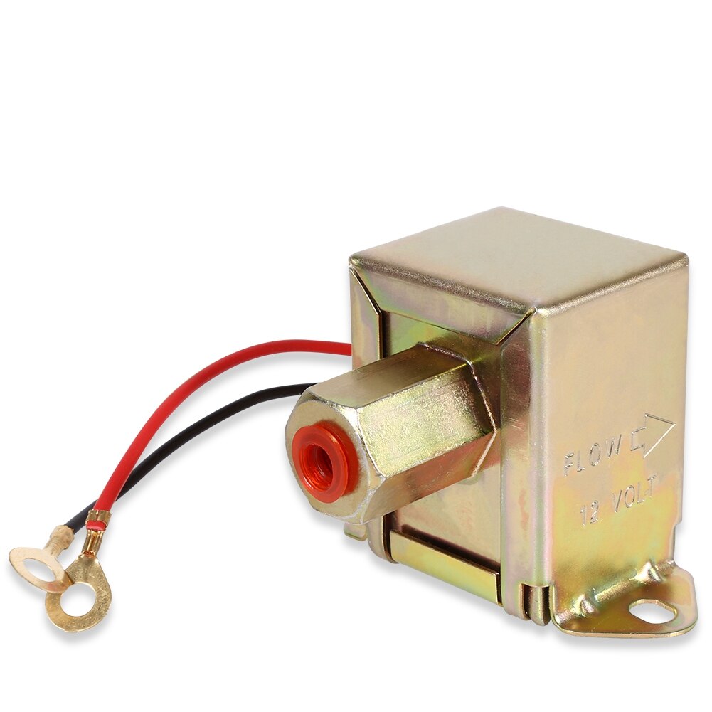 Universele 12v elektrische brandstofpomp inline filter diesel benzinemotor pomp facet koper