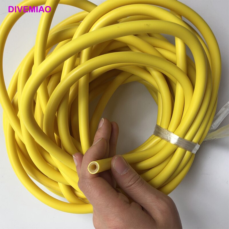 Spearfishing rubber tube speargun Sling 6mm 8mm 10mm 12mm 14mm 16mm 17mm 18mm: 5x10mm yellow