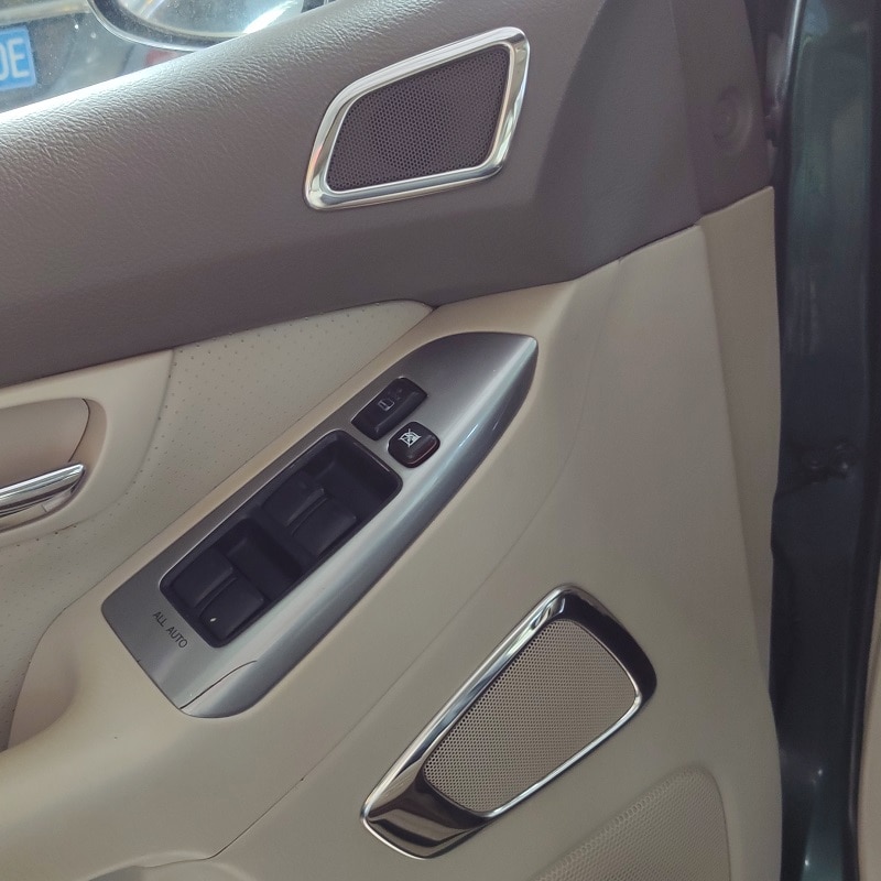 Voordeur Audio Sound Stereo Speaker Tweeter Decoratieve Cover Frame Voor Toyota Land Cruiser Prado F J120 Lexus GX460