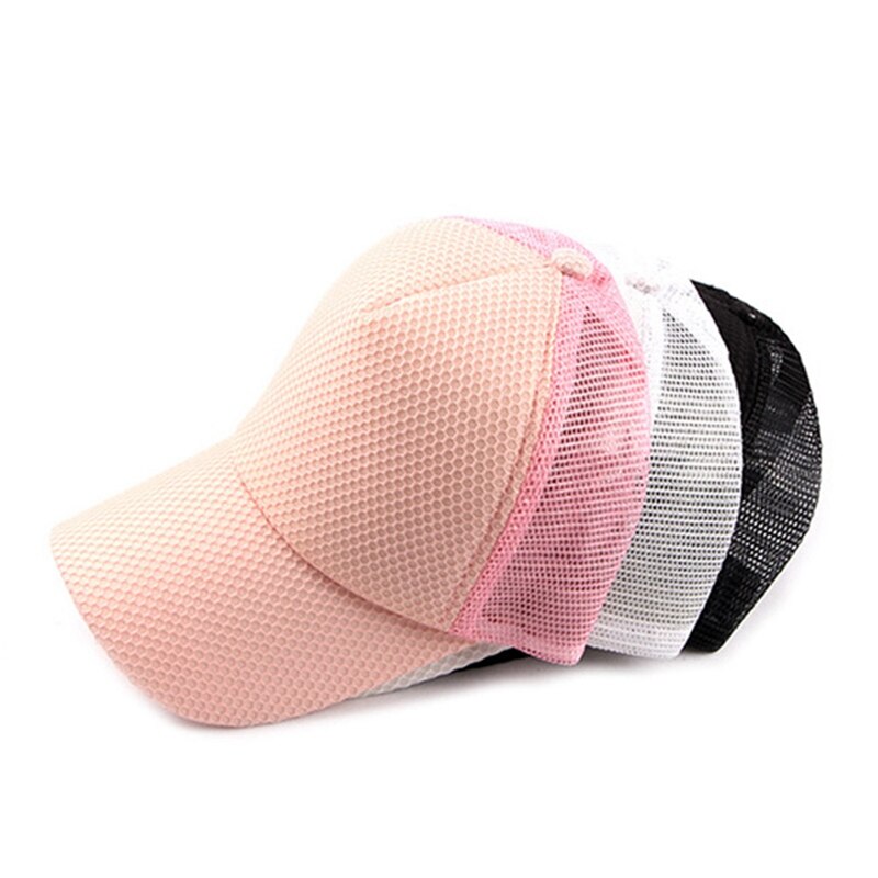 Tennis Cap Casual Style Sunshade Polyester Mesh Hat Headwear Outdoor Sports Wear with Adjustable Back Closure Sponge Cap KT01