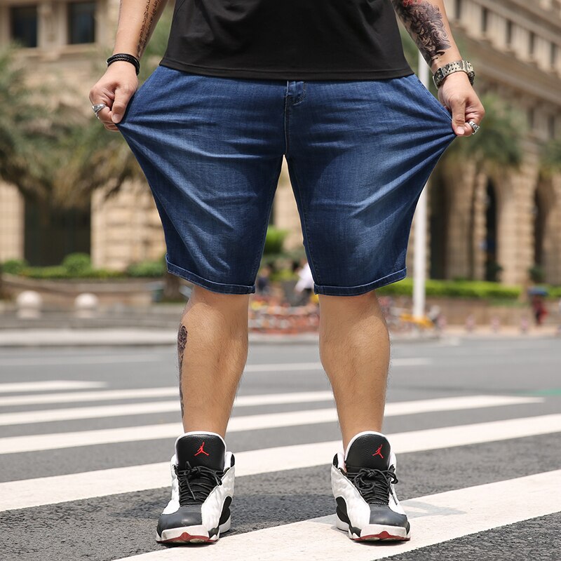 Large Size Men Short Jeans fat Leisure Clothing Summer Shorts Men Denim short mens shorts