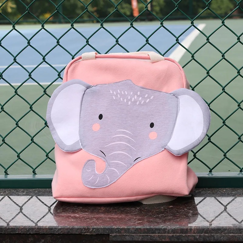 freundlicher Rucksack Kleinkind freundlicher Schultasche Tiere Mädchen Jungen Rucksack Kindergarten Karikatur Kaninchen Löwir Rosa Druck Tasche: Beige