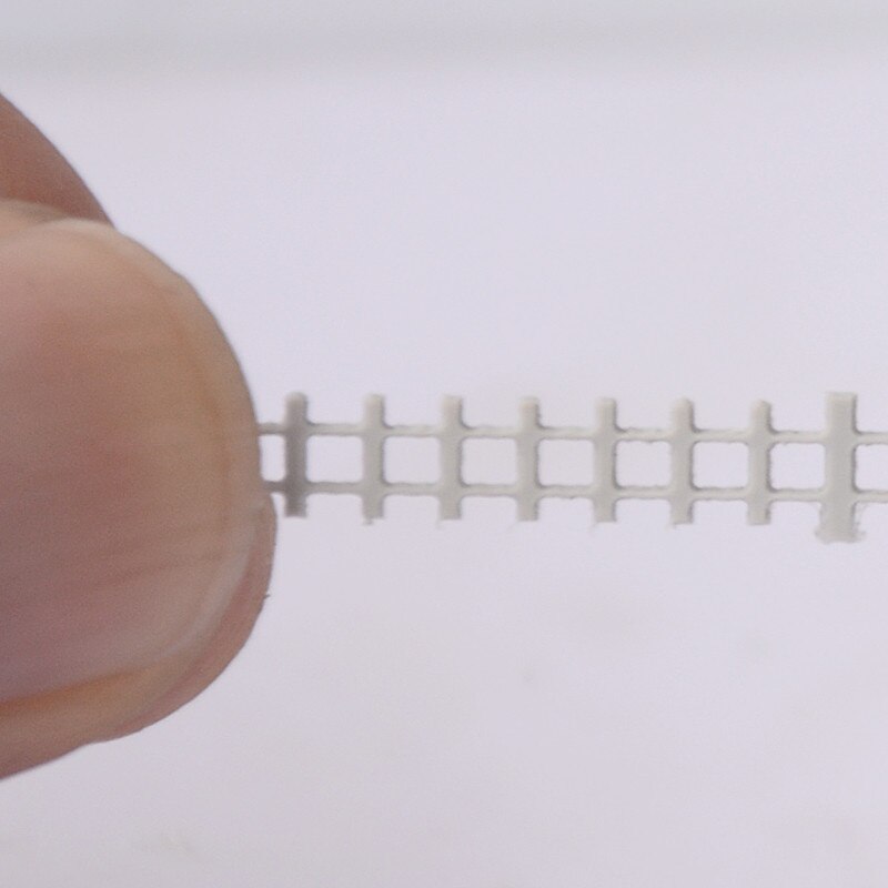 10 pz/lotto 1/50-1/200 Bilancia Modello Mini FAI DA TE Building All'aperto In Plastica Abs Bianco Modello di Recinzione Per La Costruzione di Desgin