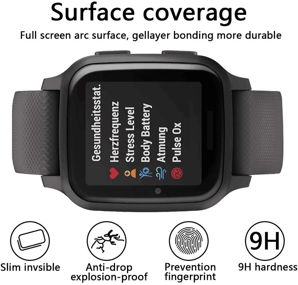 3D Gebogen Rand Zachte Beschermende Film Smartwatch Volledige Cover Film Bescherming Voor Garmin Venu Sq Muziek Slimme Horloge Screen Protector