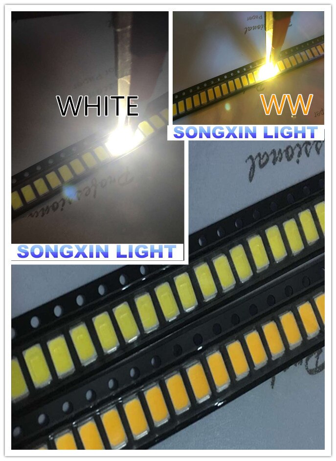 5000pcs 5630 LED 5730 SMD Leds 40-60LM Lamp light-emitting LED Diodes Chip warm white/whtie for LED LIGHTING 3200k/6500k 150ma