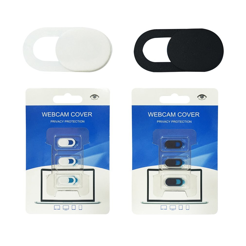 3 Stks/set Metalen Ovale Vorm Mini Webcam Cover Sluiter Magneet Slider Camera Cover Voor Web Laptop Pc Tablet Privacy