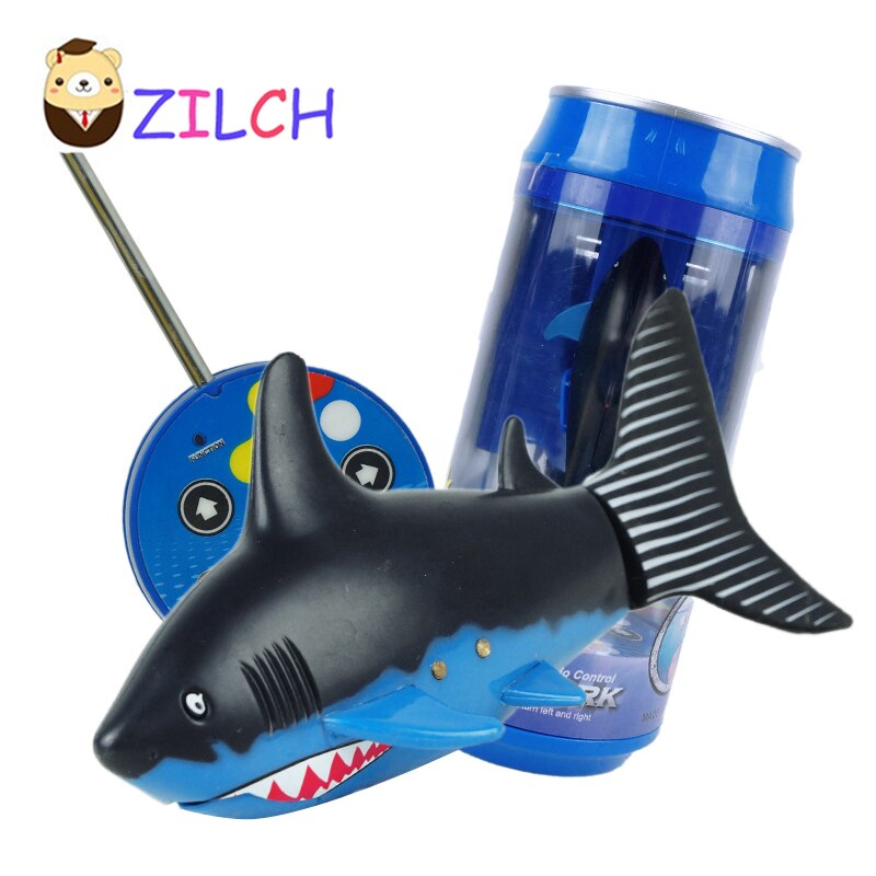 ZILCH mini infrarossi Magico telecomando squalo pesce di ricarica simulazione elettrico clown pesce proprietà acqua gioco giocattoli per bambini