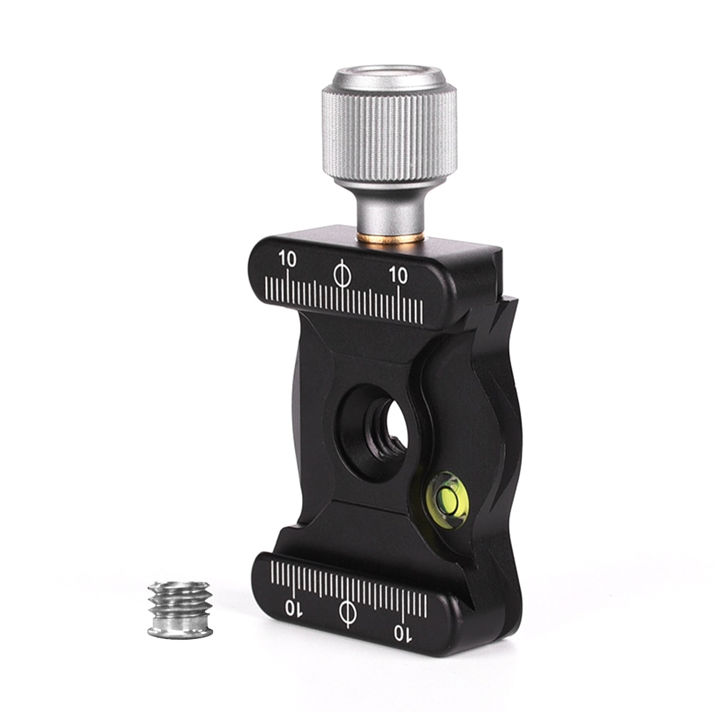 Aluminium Quick Release Clamp Screw Mount Bubble Level for Ballhead Tripods Camera Accessories for Arca Swiss