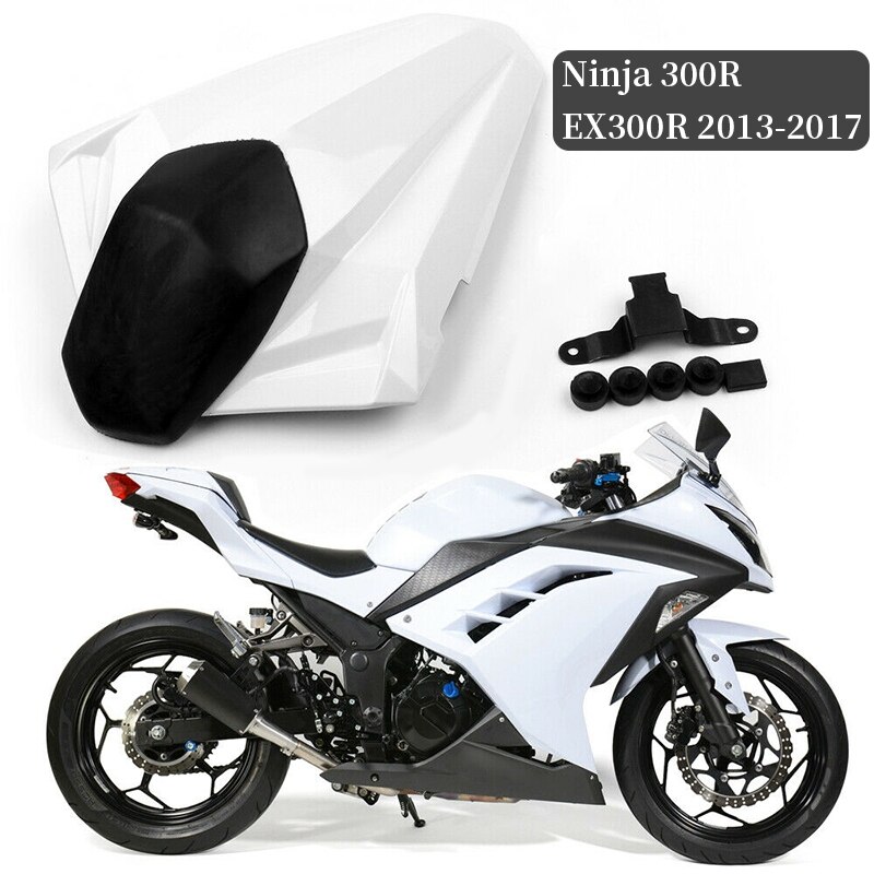 Motorcycle Rear Penger Pillion Seat Cowl Fairing Cover for Kawasaki Ninja 300R / EX300R: Default Title