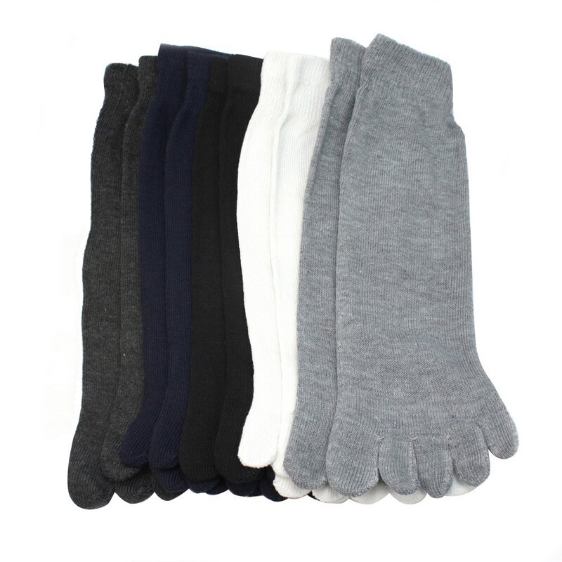 5 Pairs Five Toe Socks Fingers Separate Solid Comfortable Socks Warm Winter Ankle Sock Calcetines De La Mujer