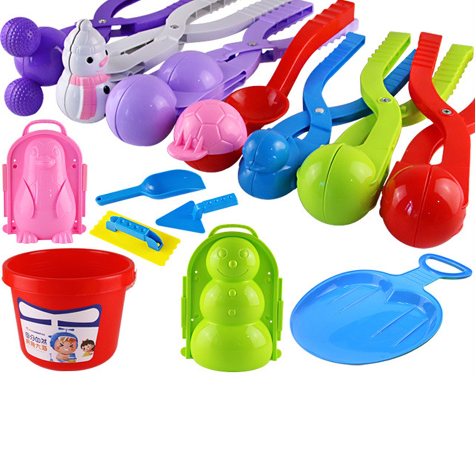 Karikatur SchöNe Ball Geformt Schneeball Hersteller Clip freundlicher draussen Winter Schnee Sand bilden Werkzeug Schnee Baller freundlicher Spiele