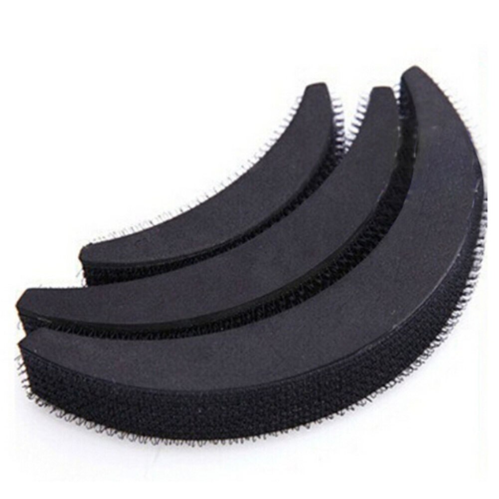 3Pcs/set Hair Pads Hair Volume Increase Puff Hair Bun Maker Donut Magic Foam Sponge Bump Up Insert Base Hair Styling Accessories: Default Title