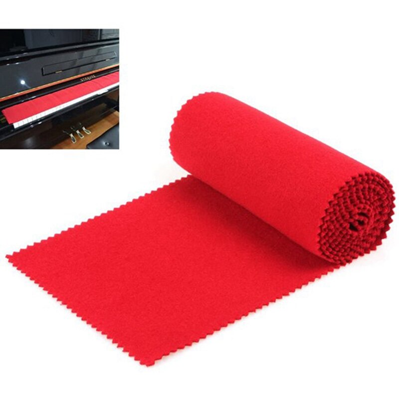 4Pcs Piano Toetsenbord Cover Soft Stofdicht Toetsenbord Cover Doek Pak Voor 88 Toetsen Piano Reiniging Bescherming Accessoires