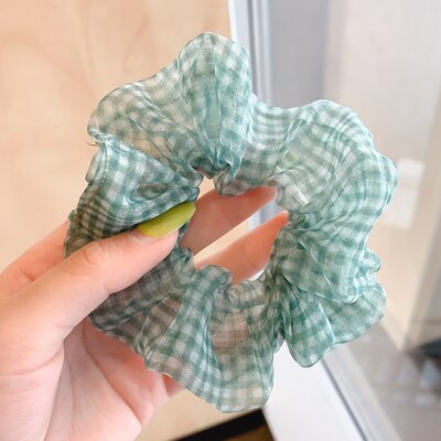 Glitter Mermaid Elastic Hair Rubber Bands Shiny Colorful Women Girls Hair Scrunchie Hair Ties Ring Rope Ponytail Holder Braiders