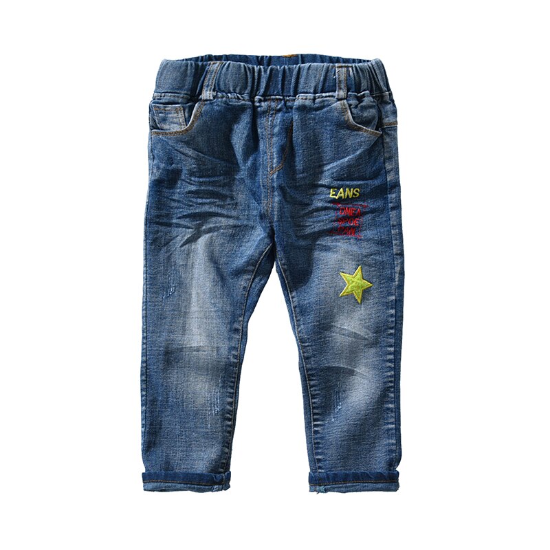 Pantalones vaqueros rasgados negros para niña, pantalones informales de mezclilla para niña de 2, 3, 4, 5, 6, 7 y 8 años, Primavera y Año ,: blue 02 / 2T