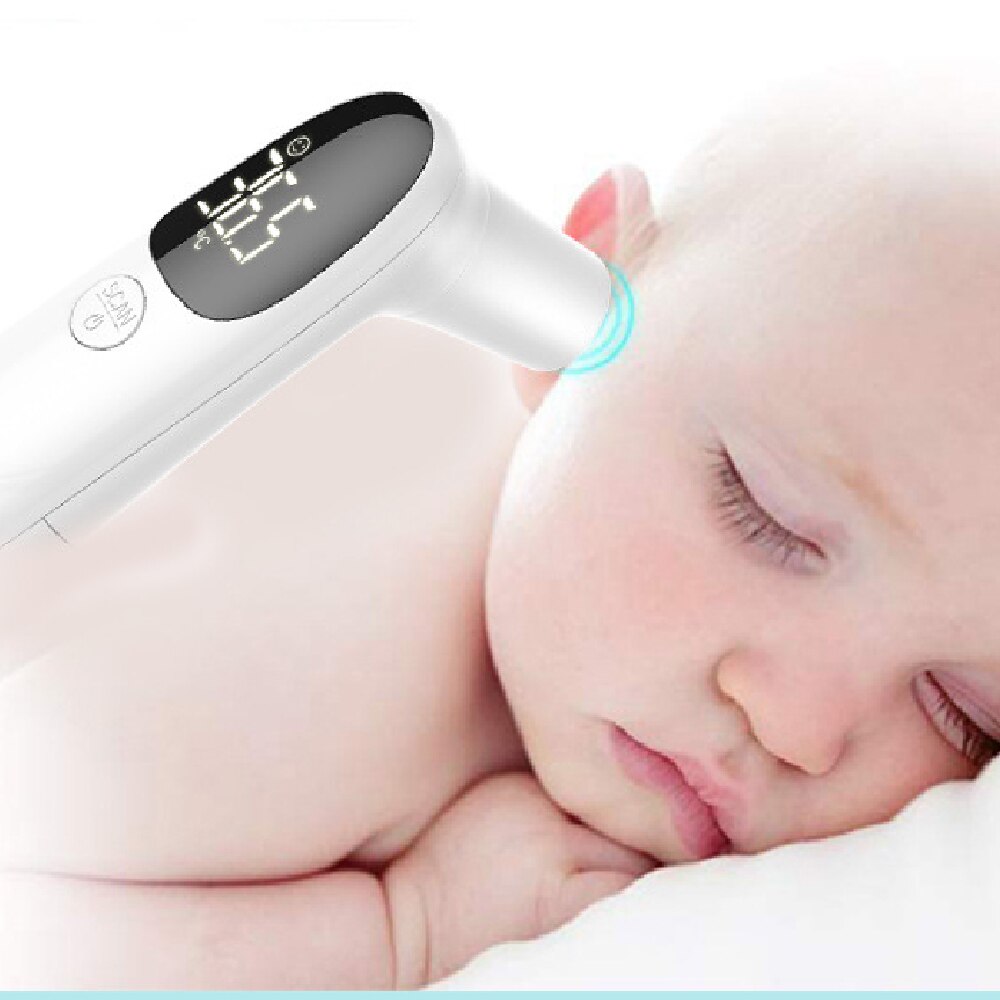 Contactloze Infrarood Digitale Thermometer Baby Volwassen Voorhoofd Oor Temperatuurmeting Handheld Thermometer Led Display