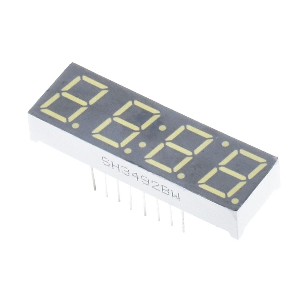 4-digitale LED-displaymodule – 0,36 Inch – 7-segment – TM1637 – 5V – Voor Arduino & Slimme Besturing – Witte LED